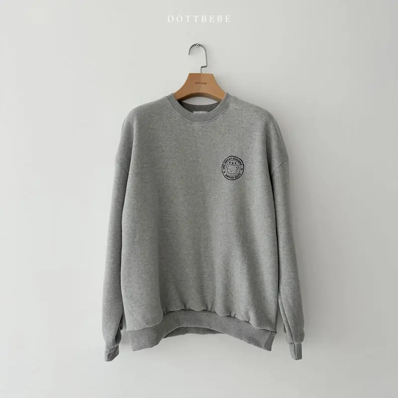 Oott Bebe - Korean Women Fashion - #pursuepretty - Signiture Sweatshirt Mom