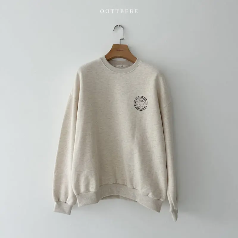 Oott Bebe - Korean Women Fashion - #restrostyle - Signiture Sweatshirt Mom - 2