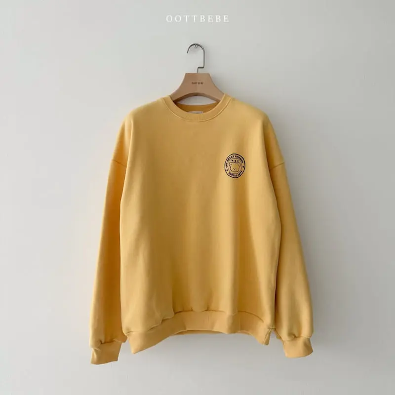 Oott Bebe - Korean Women Fashion - #romanticstyle - Signiture Sweatshirt Mom - 3