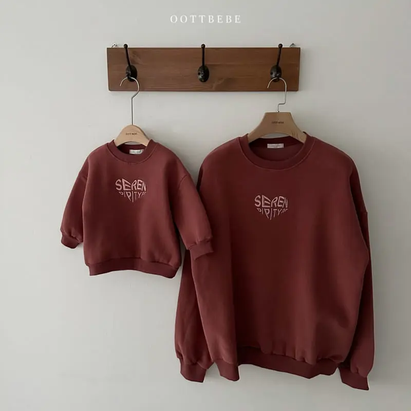 Oott Bebe - Korean Women Fashion - #womensfashion - Embo Heart Sweatshirt Mom - 10
