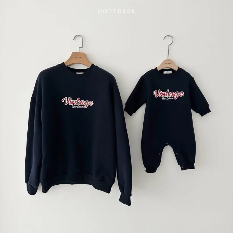 Oott Bebe - Korean Women Fashion - #womensfashion - Vintage Sweatshirt Mom - 6