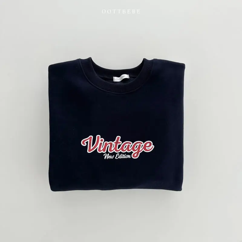 Oott Bebe - Korean Women Fashion - #womensfashion - Vintage Sweatshirt Mom - 8