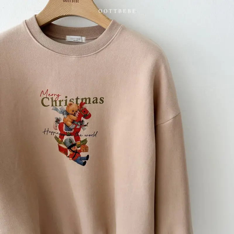 Oott Bebe - Korean Women Fashion - #momslook - Happiness Sweatshirt Mom - 4