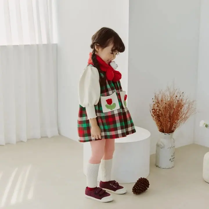 Orange Mom - Korean Children Fashion - #childofig - Tulip Pocket One-piece