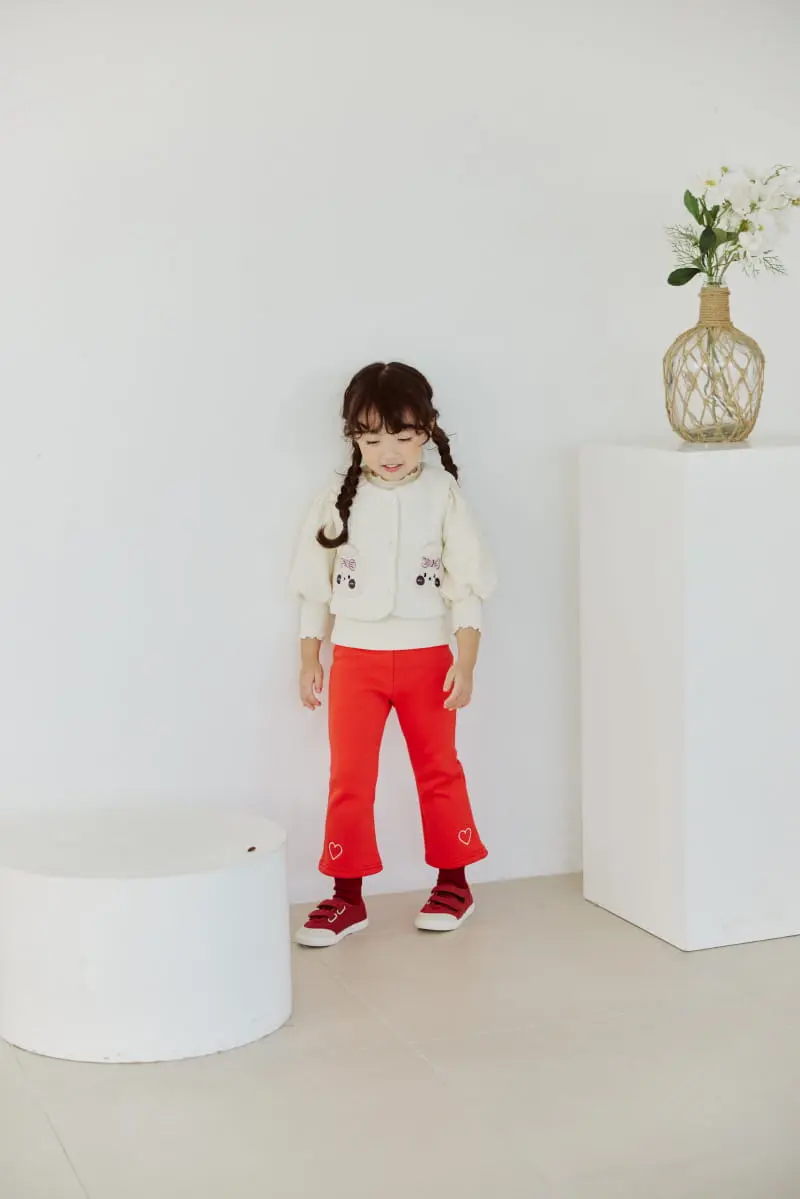 Orange Mom - Korean Children Fashion - #kidzfashiontrend - Ribbit Pocket Padding Vest - 5