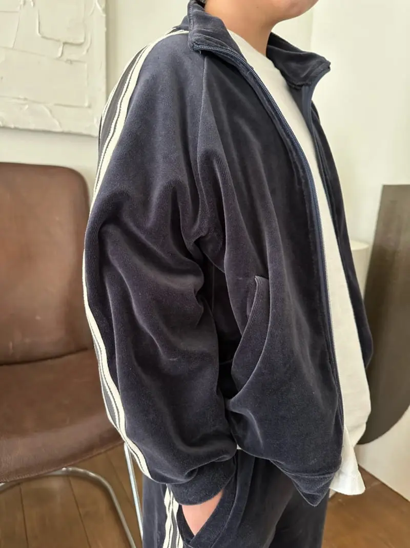 Our - Korean Children Fashion - #Kfashion4kids - Perry Veloure Zip-up - 5