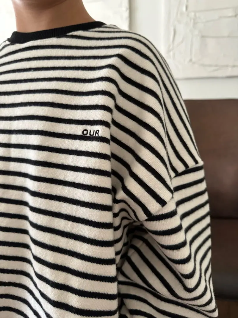 Our - Korean Children Fashion - #discoveringself - Pottery Stripes Tee - 6