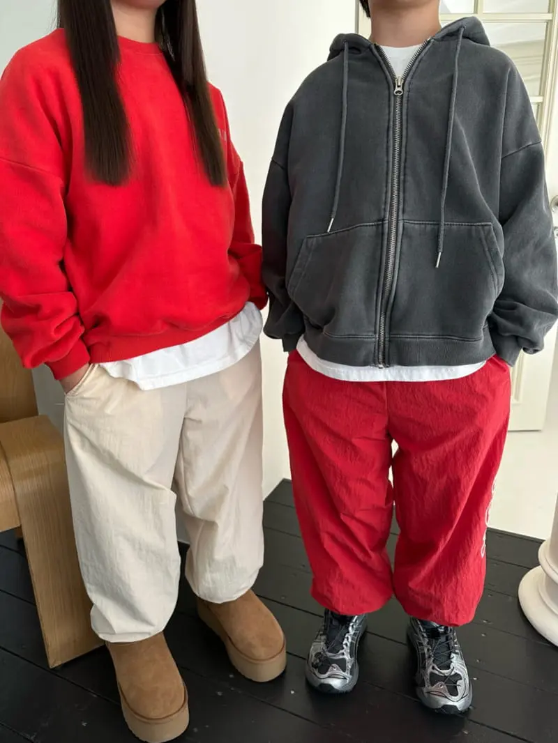 Our - Korean Children Fashion - #fashionkids - Big Logo Track Jogger Pants - 6