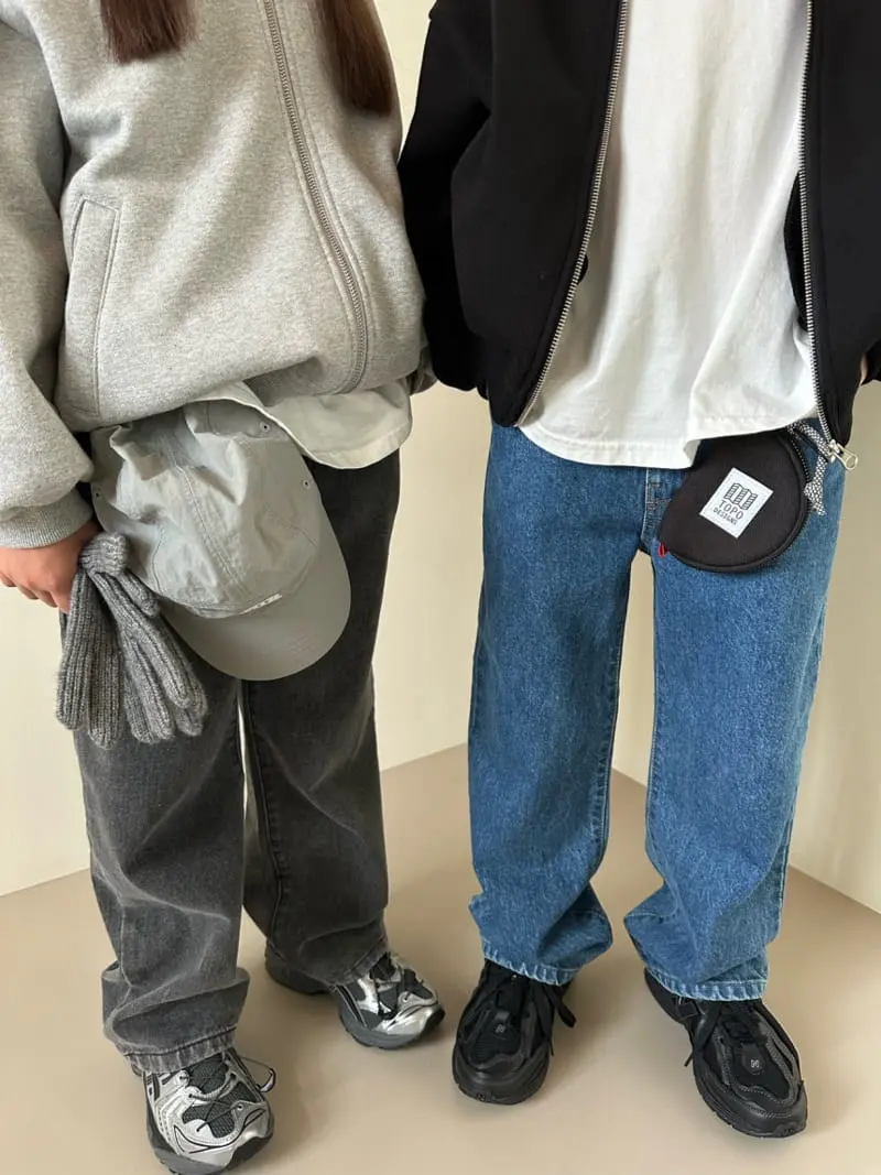 Our - Korean Children Fashion - #fashionkids - Wide Jeans - 2