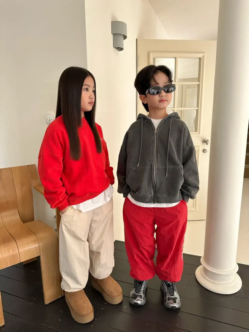 Our - Korean Children Fashion - #kidsstore - Big Logo Track Jogger Pants - 8