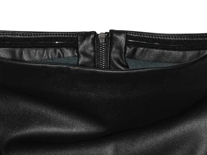 Paper Moon - Korean Women Fashion - #momslook - off shoulder vegan leather tube top - 6