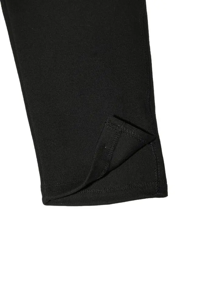 Paper Moon - Korean Women Fashion - #momslook - slit detail half leggings pants - 7