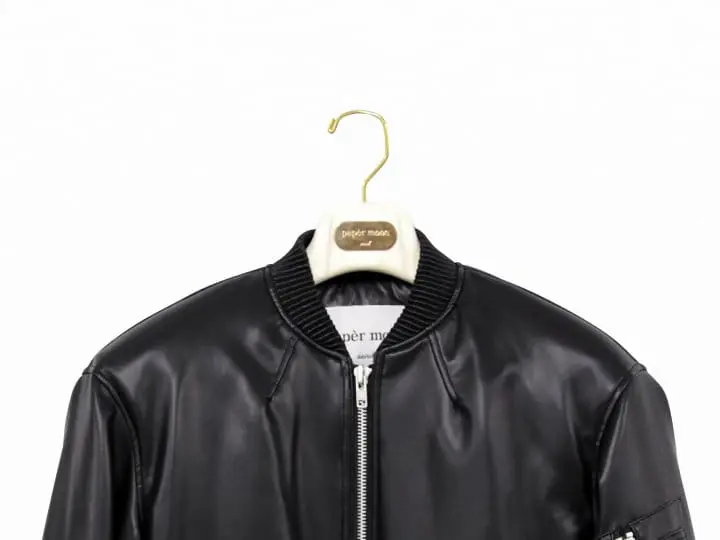Paper Moon - Korean Women Fashion - #momslook - vegan leather cropped bomber jacket - 7