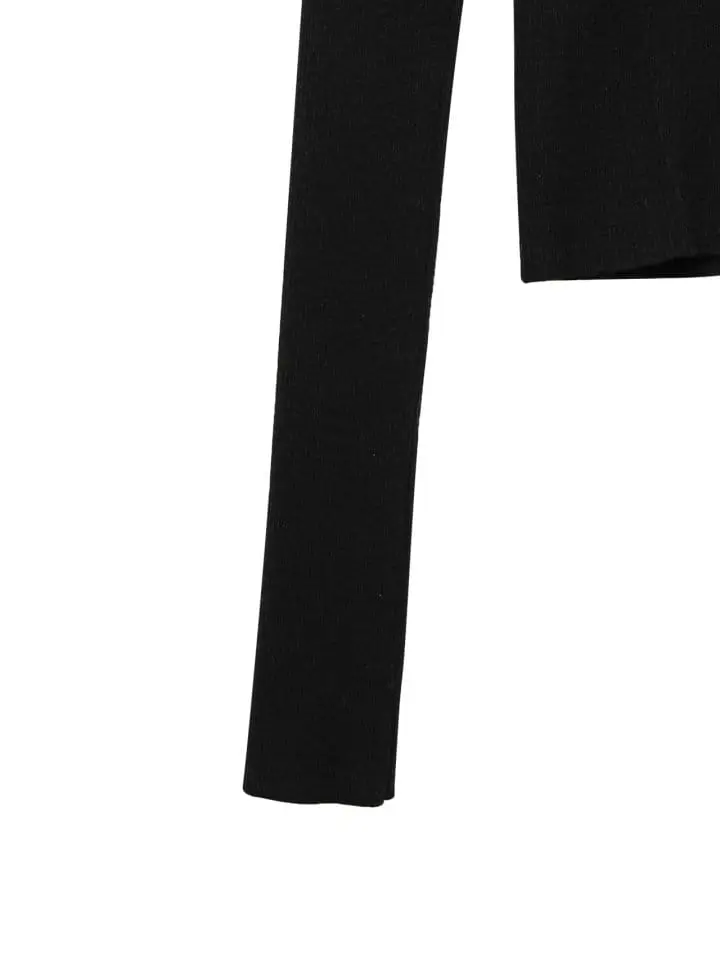 Paper Moon - Korean Women Fashion - #momslook - turtleneck ribbed knit top - 9