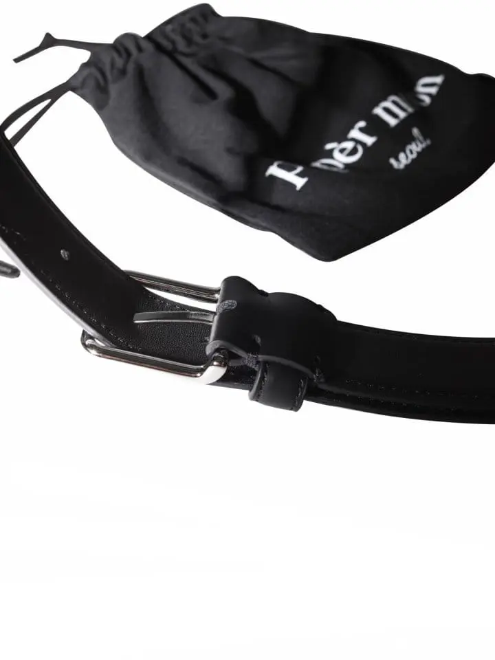 Paper Moon - Korean Women Fashion - #momslook - classic buckle leather belt - 10
