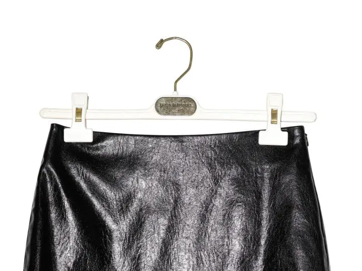 Paper Moon - Korean Women Fashion - #momslook - metallic leather mini skirt - 11