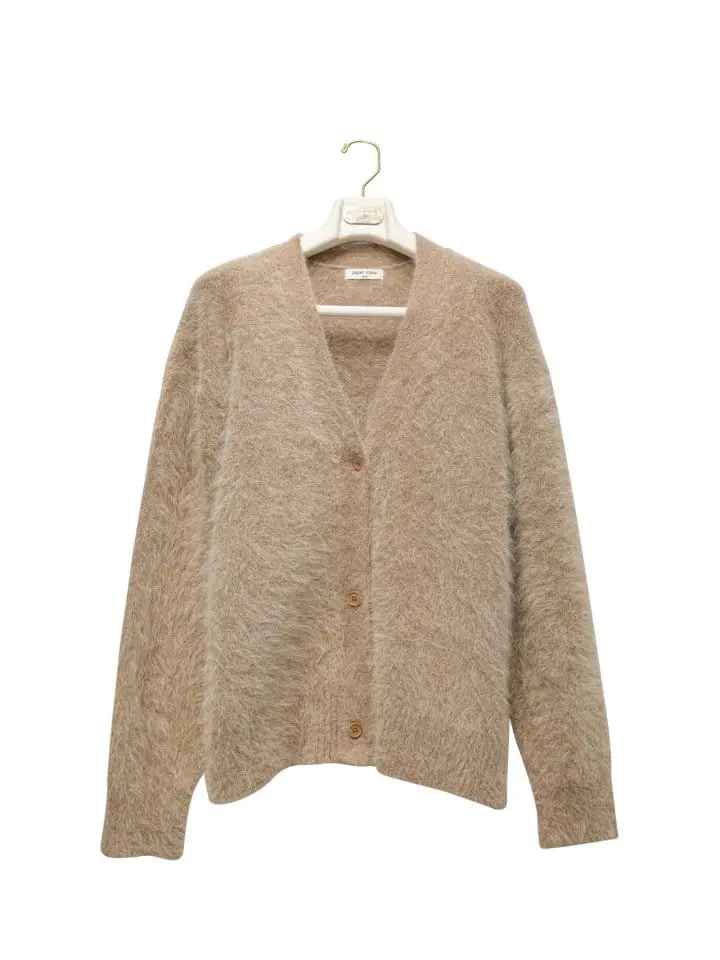 Paper Moon - Korean Women Fashion - #momslook - LUX mink angora oversized knit cardigan - 3