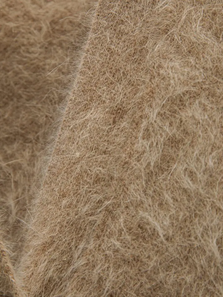 Paper Moon - Korean Women Fashion - #momslook - LUX mink angora oversized knit cardigan - 7