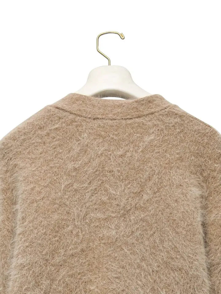 Paper Moon - Korean Women Fashion - #momslook - LUX mink angora oversized knit cardigan - 9