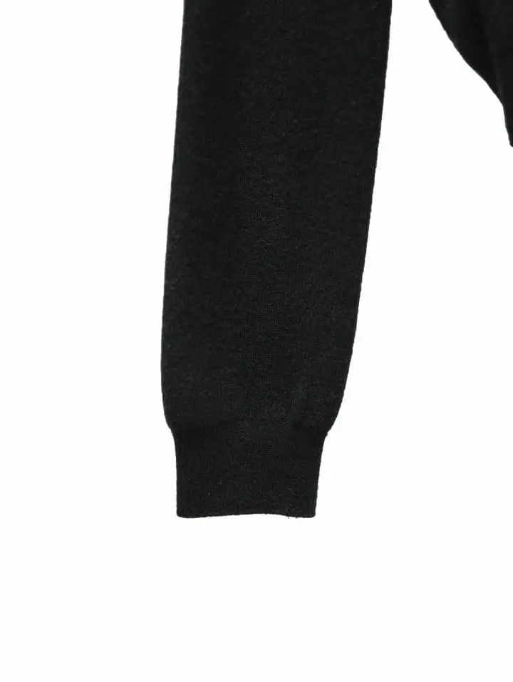 Paper Moon - Korean Women Fashion - #momslook - cashmere back twist drape knit top - 10