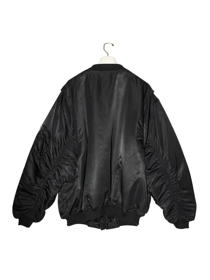 Paper Moon - Korean Women Fashion - #momslook - super oversized two way zipper MA ~ 1 bomber jacket - 9