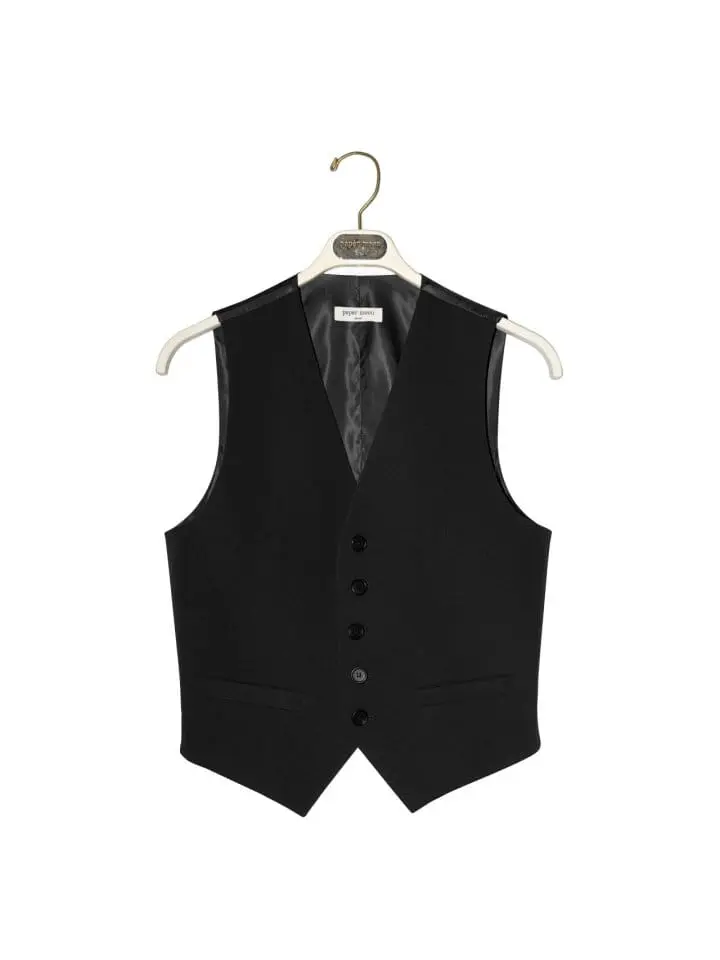 Paper Moon - Korean Women Fashion - #womensfashion - five button down tailored suit vest - 4