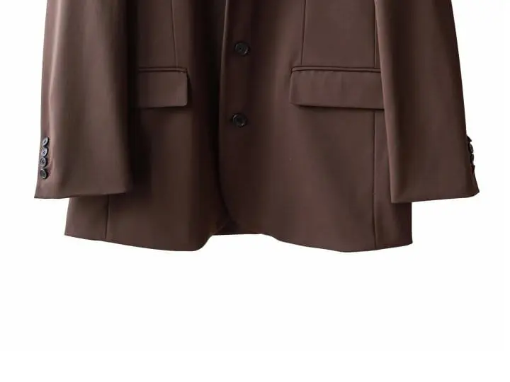 Paper Moon - Korean Women Fashion - #momslook - oversized three button single blazer - 10