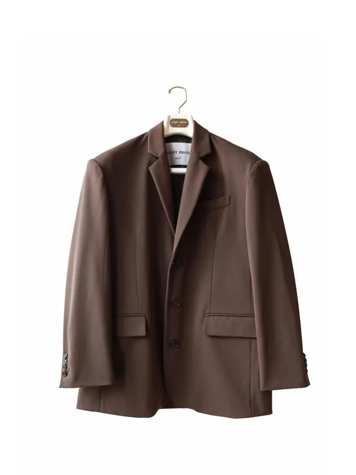 Paper Moon - Korean Women Fashion - #momslook - oversized three button single blazer - 3
