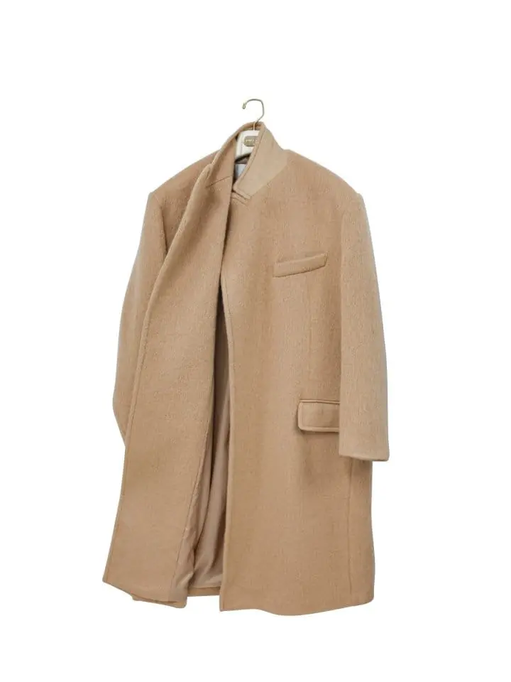 Paper Moon - Korean Women Fashion - #momslook - peaked lapel detail mohair maxi oversized coat - 9