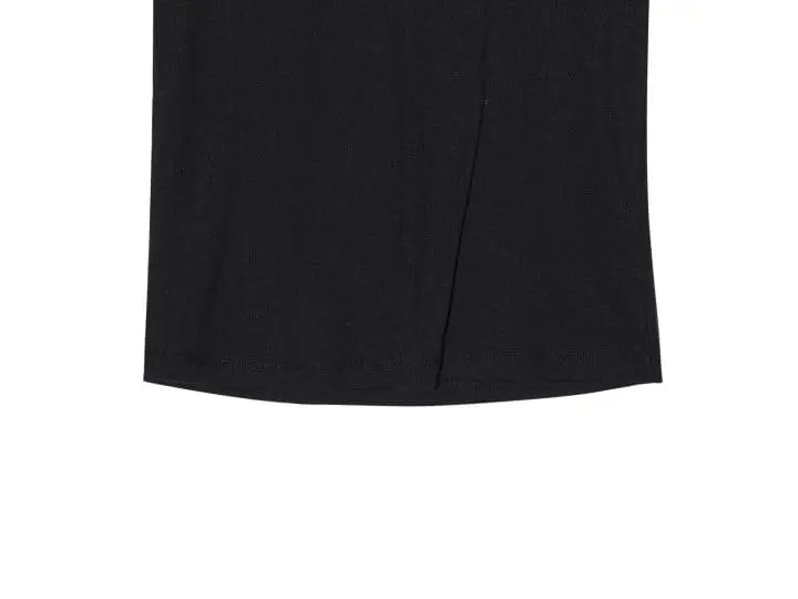 Paper Moon - Korean Women Fashion - #momslook - ribbed slim crewneck basic t ~ shirt - 5