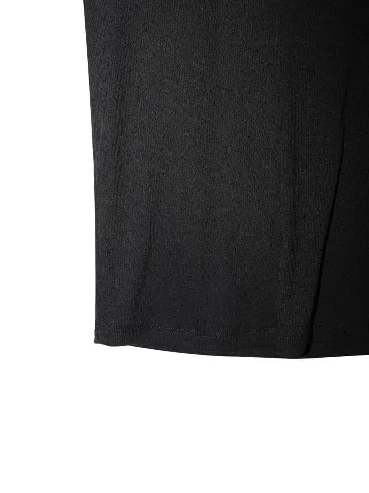 Paper Moon - Korean Women Fashion - #momslook - ribbed slim crewneck basic t ~ shirt - 6