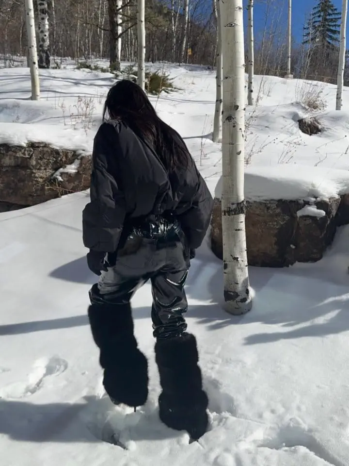 Paper Moon - Korean Women Fashion - #momslook - patent vegan leather coated straight pants