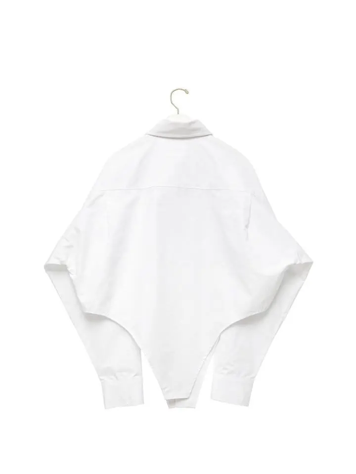 Paper Moon - Korean Women Fashion - #momslook - bodysuit detail button down shirt - 8