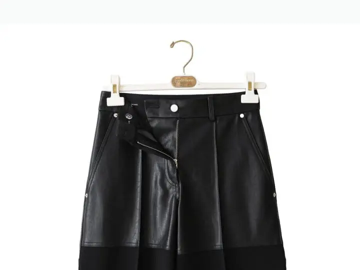 Paper Moon - Korean Women Fashion - #momslook - lambskin touch bi ~ fabric wide trousers - 10