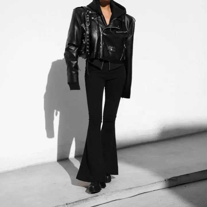 Paper Moon - Korean Women Fashion - #momslook - corduroy bell line flared trousers - 6