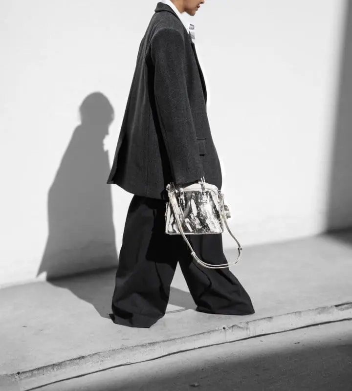 Paper Moon - Korean Women Fashion - #momslook - LUX herringbone wool oversized blazer - 5