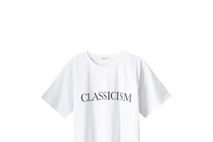 Paper Moon - Korean Women Fashion - #momslook - premium CLASSICISM print t ~ shirt - 5