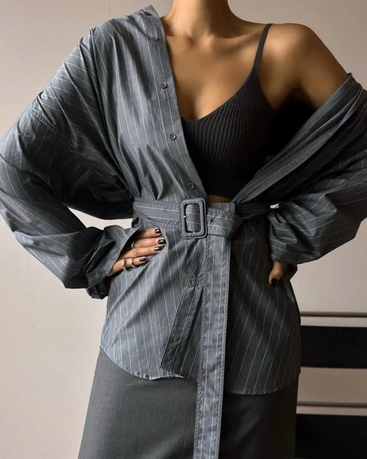Paper Moon - Korean Women Fashion - #momslook - wool ribbed knit cropped bustier top
