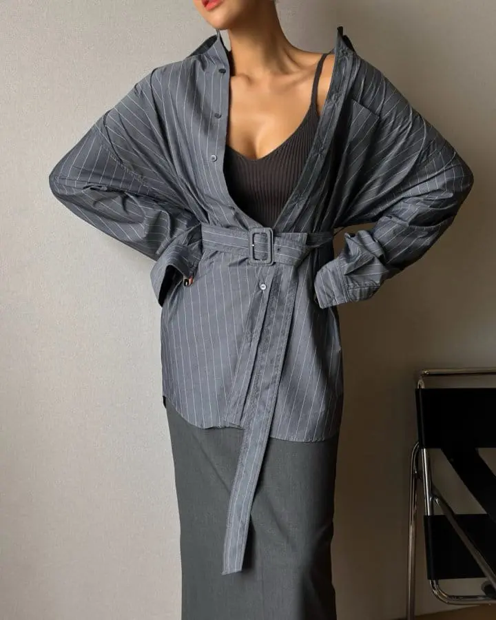 Paper Moon - Korean Women Fashion - #momslook - wool ribbed knit cropped bustier top - 3