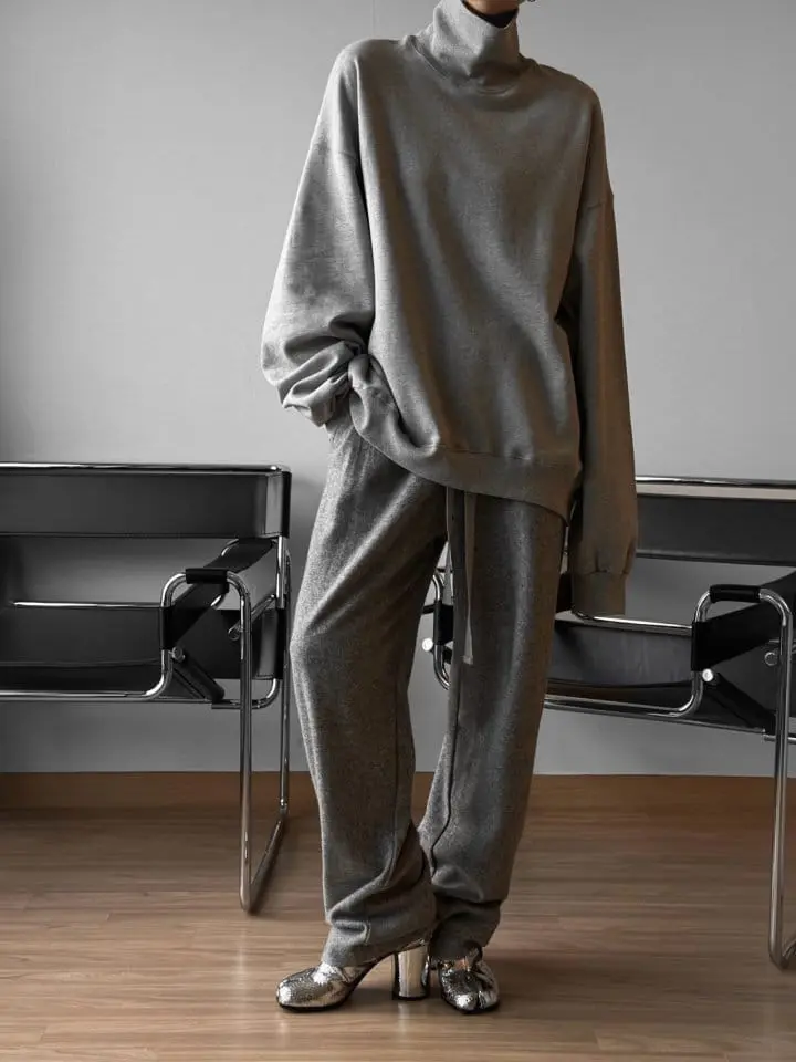 Paper Moon - Korean Women Fashion - #momslook - wool two pin ~ tuck detail lounge trousers