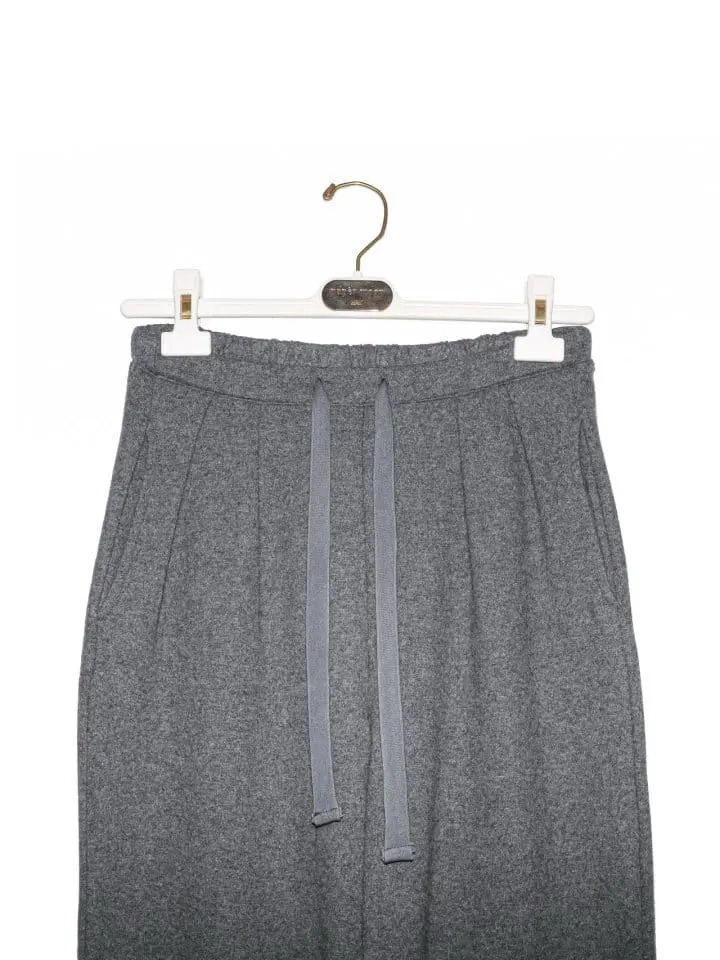 Paper Moon - Korean Women Fashion - #momslook - wool two pin ~ tuck detail lounge trousers - 8