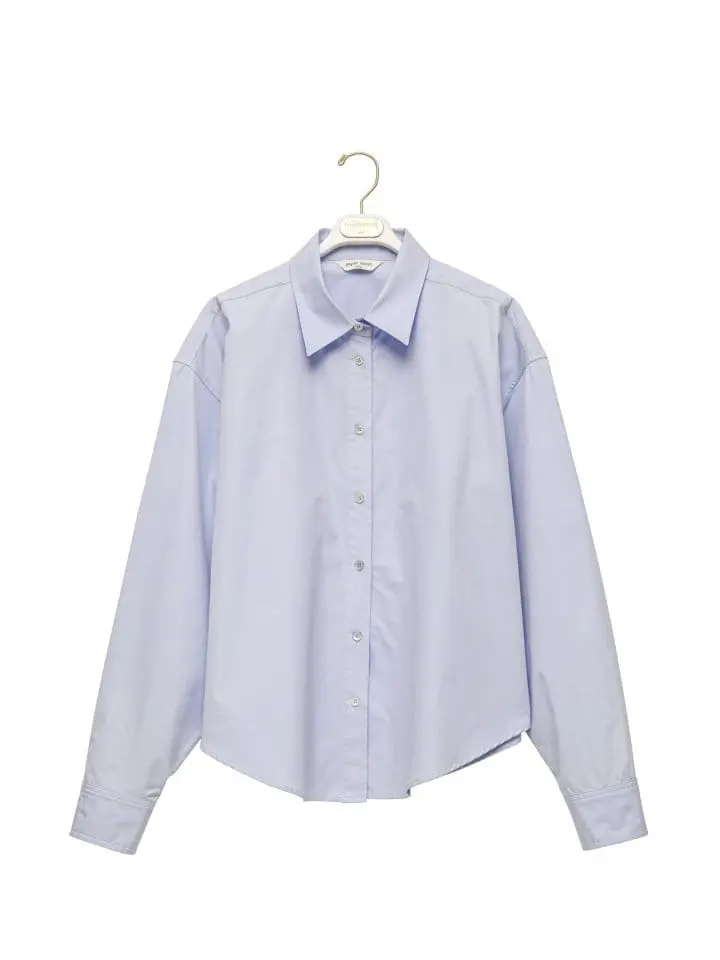 Paper Moon - Korean Women Fashion - #womensfashion - Swing Collar Button Down Shirt  - 4