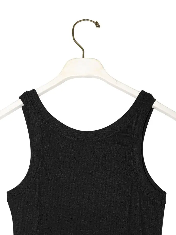 Paper Moon - Korean Women Fashion - #romanticstyle - ribbed cropped tank sleeveless top - 10
