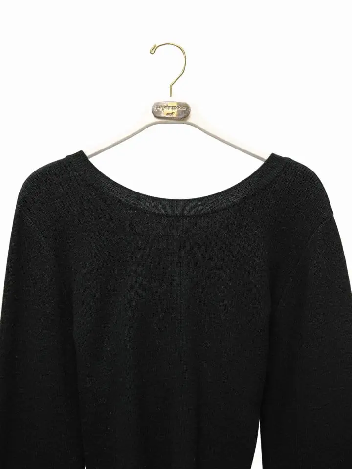 Paper Moon - Korean Women Fashion - #thelittlethings - cashmere back twist drape knit top - 7