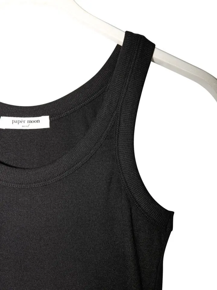 Paper Moon - Korean Women Fashion - #vintagekidsstyle - ribbed cropped tank sleeveless top - 7