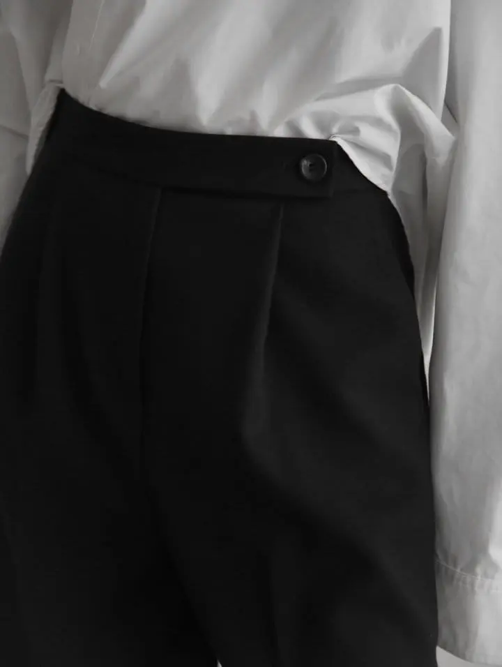 Paper Moon - Korean Women Fashion - #vintageinspired - classic wide pleated palazzo pants - 4