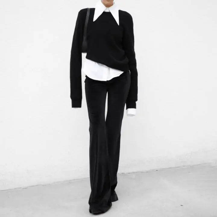 Paper Moon - Korean Women Fashion - #vintagekidsstyle - cashmere back twist drape knit top