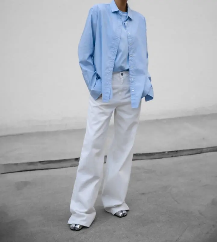 Paper Moon - Korean Women Fashion - #vintagekidsstyle - classic cotton blouse