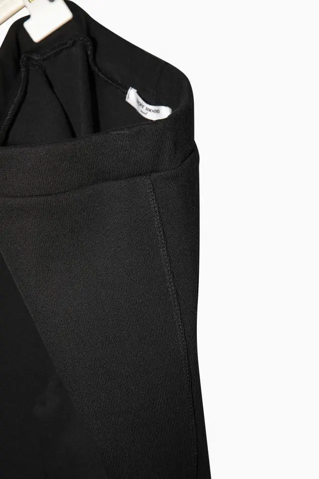 Paper Moon - Korean Women Fashion - #womensfashion - slit detail half leggings pants - 6