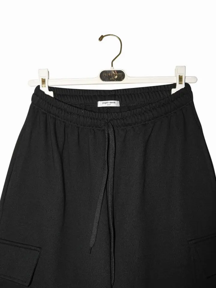 Paper Moon - Korean Women Fashion - #womensfashion - cargo pocket wide sweatpants - 6